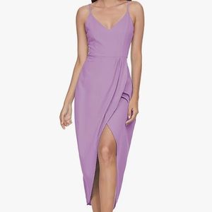A-Line Midi Wrap Dress